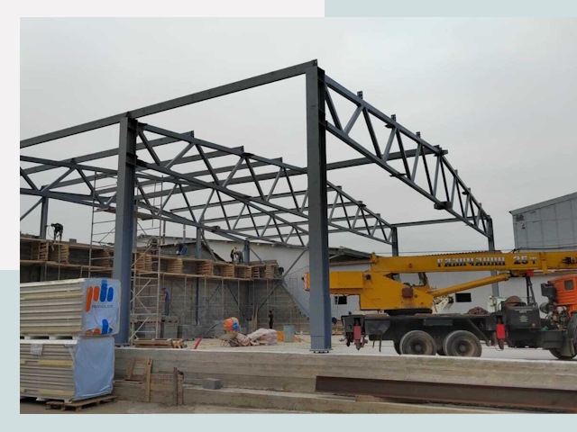 Строительство цехов в Ейске