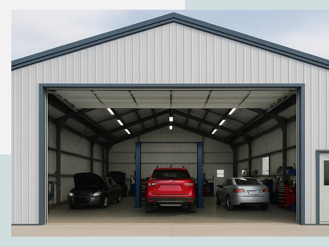 Ангары из сэндвич панелей от 618 руб. в Ейск