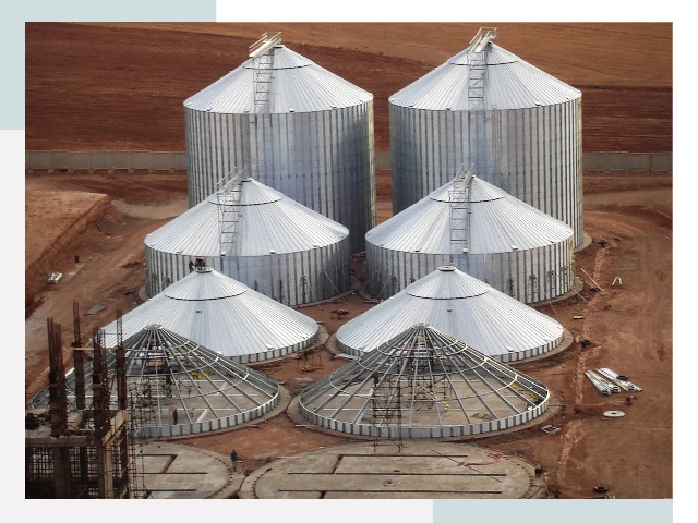 Строительство зерновых силосов в Ейске