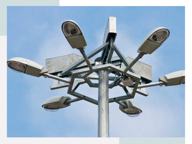 Монтаж осветительных мачт в Ейске