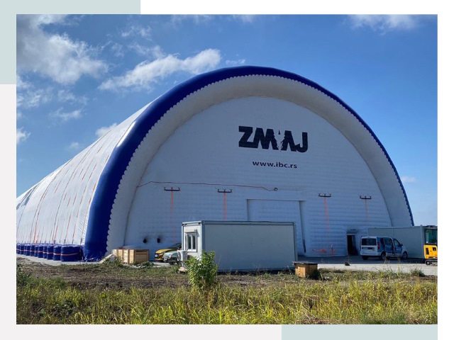 Брендирование ангаров в Ейске