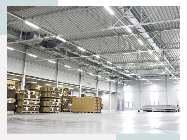 Освещение ангаров в Ейске