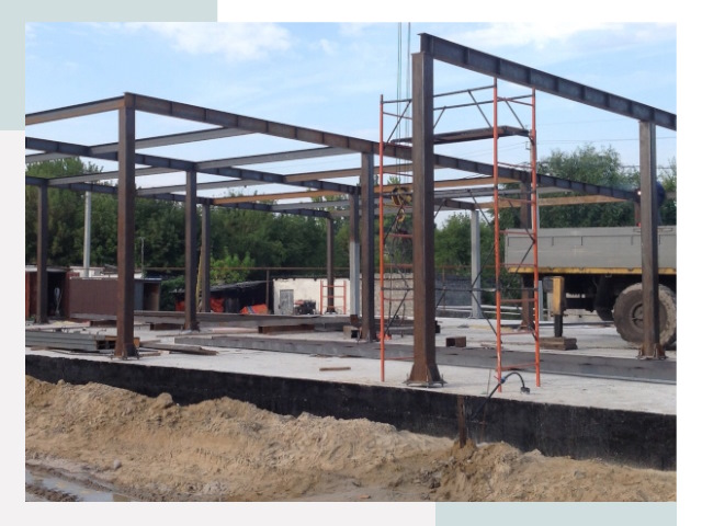 Фундамент для ангаров в Ейске