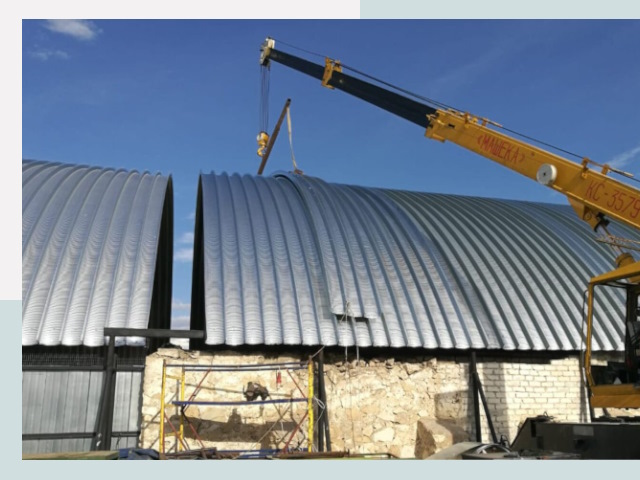 Реконструкция ангаров в Ейске от 618 руб.